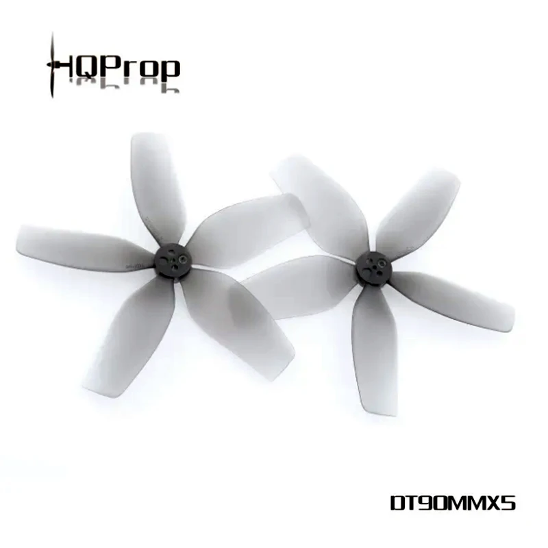 

2Pairs (2CW+2CCW) HQPROP DT90MMX5 90mm 5-Blade PC Propeller 1.5mm Shaft for FPV Freestyle 3.5inch Cinewhoop Drones DIY Parts