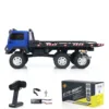 RTR 1/18 RC Crawler 6x6 Flatbed Truck Rock Car Hobby Plus CR18P Remote Control Off-Road Model 2-Speed Transmission Vehicle Light 5