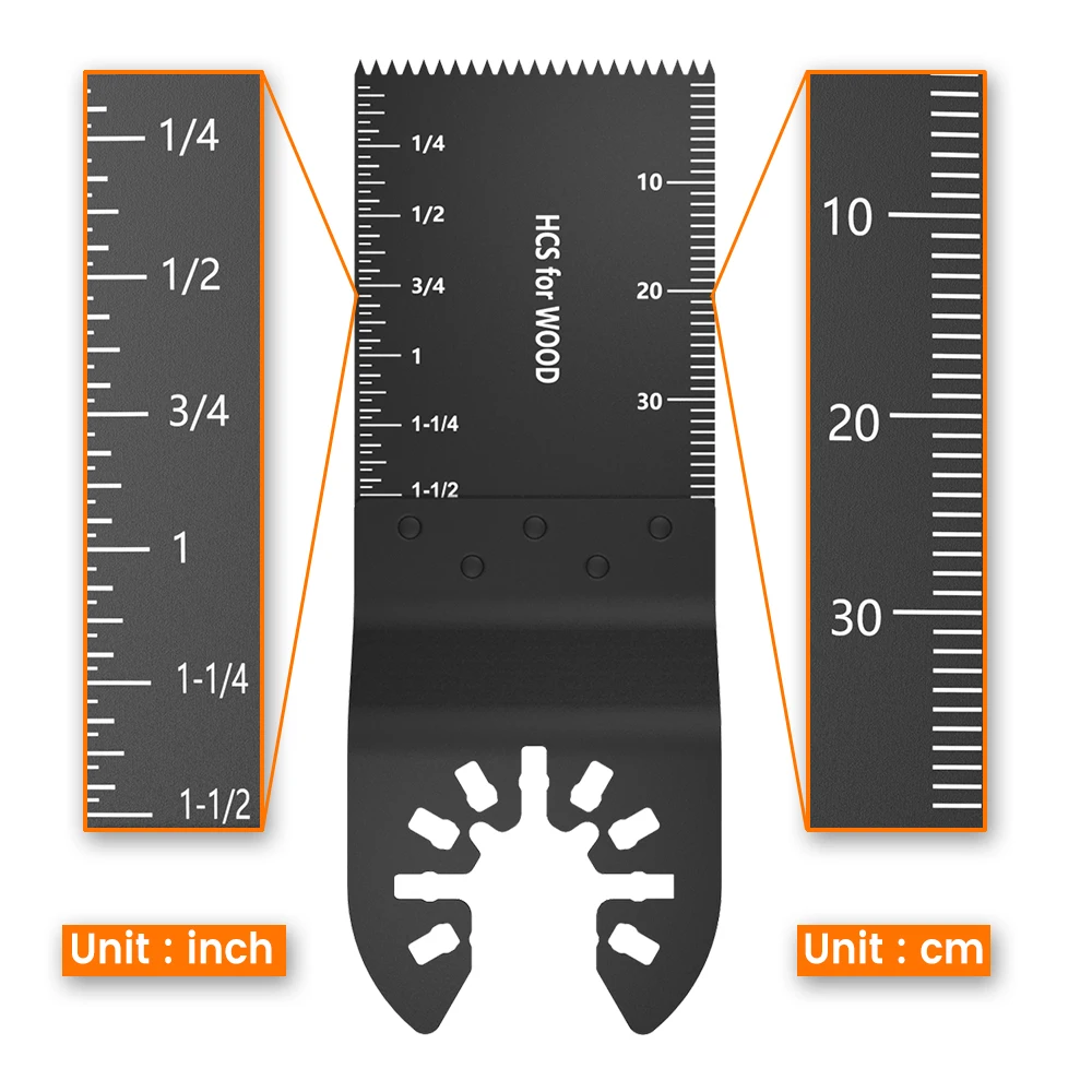 Versatile Oscillating Multi-Tool Blades for Cutting Wood, Metal, and Plastic