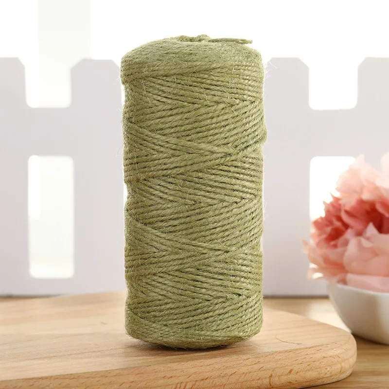 Relaxdays Spago di Iuta 10 mm, 2 Rotoli Juta 10 m Corda Ecosostenibile per Artigianato, Imballaggio, Marrone Naturale