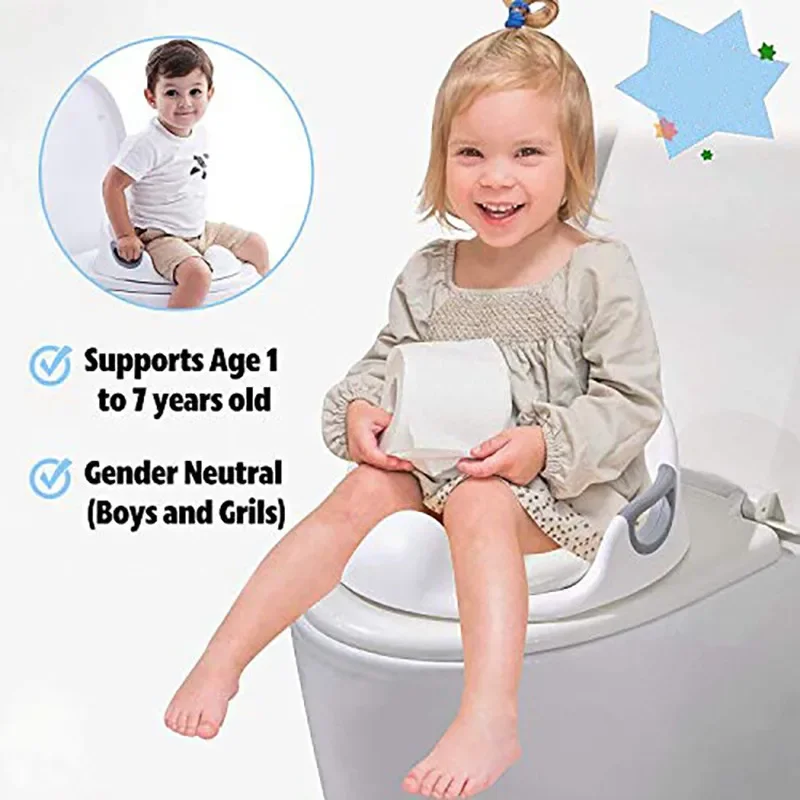 Training Seats Baby Potty Training Seat Multifunctional Portable Toilet Ring Kid Urinal Toilet Potty for Children Girls Boys 2