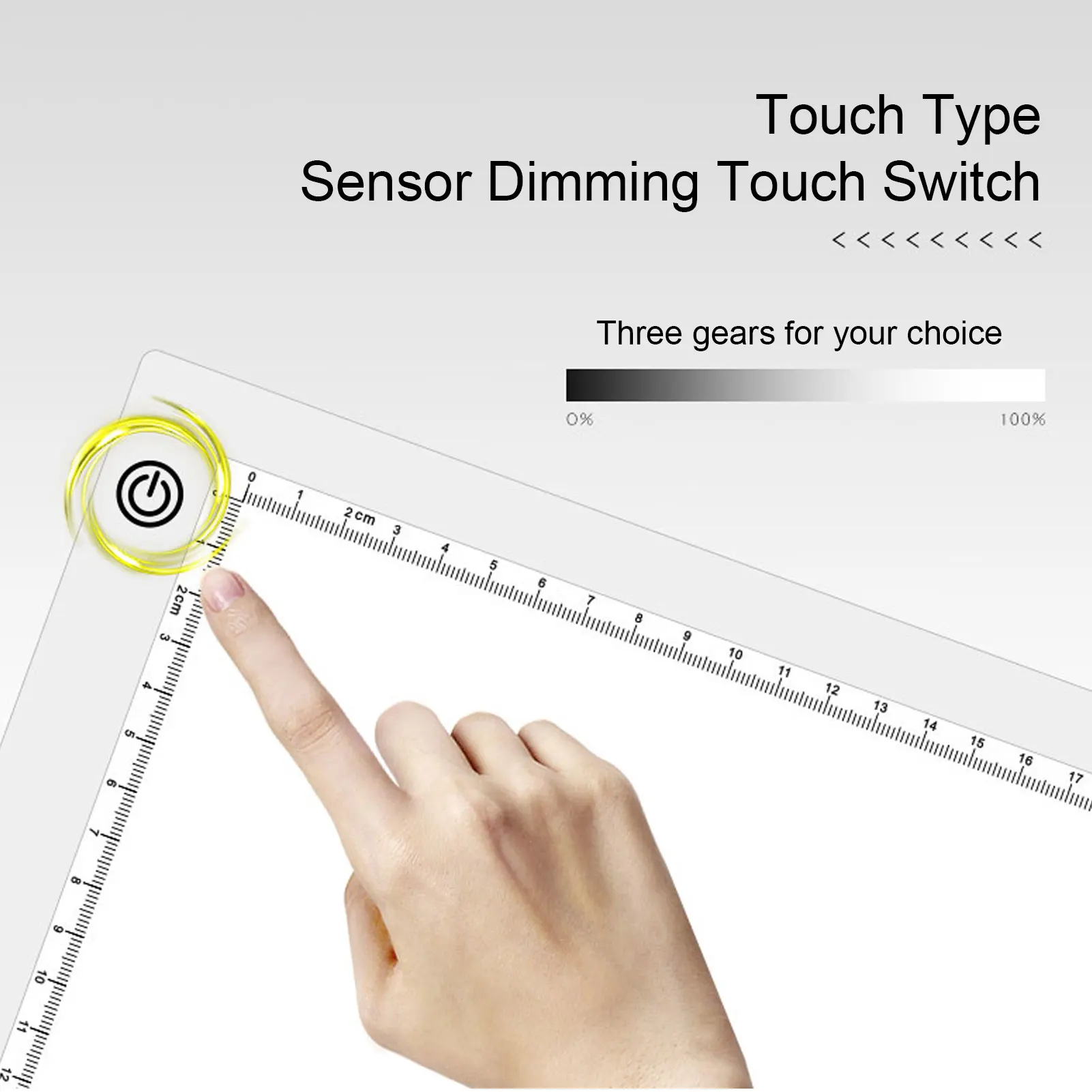 New A3 Art Light Pad Light Table Painting Light Board Pad LED Stepless Dimming  Artist Light Box Copy Table with 1.5m USB Cable