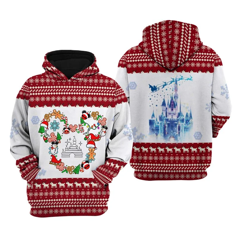 

Minnie Mouse Christmas |Disney Sweatshirt/Hoodie/Fleece Jacket |Stylist Unisex Cartoon Graphic Outfits |Clothing Men Women Kids