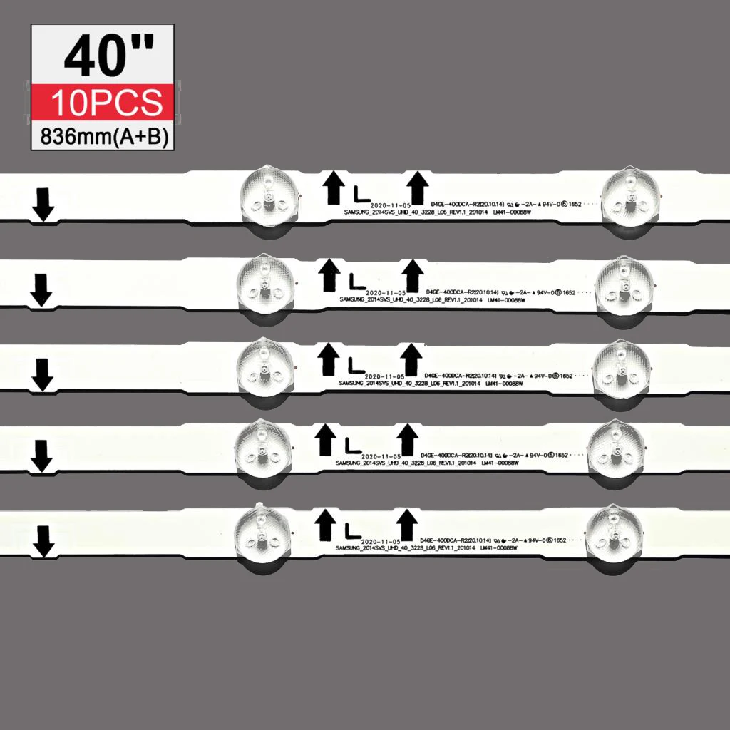 Ｚ LED Ʈ Ʈ, UE40H6200 D4GE-400DCA-R2 R1 400DCB-R2 R1 BN96-30450A 30449A BN96-38890A 38889A 30417, 1 Ʈ = 10 