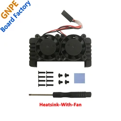Aluminum Heatsink Case with Dual Fans Cooling System (Heatsink - With Fan)