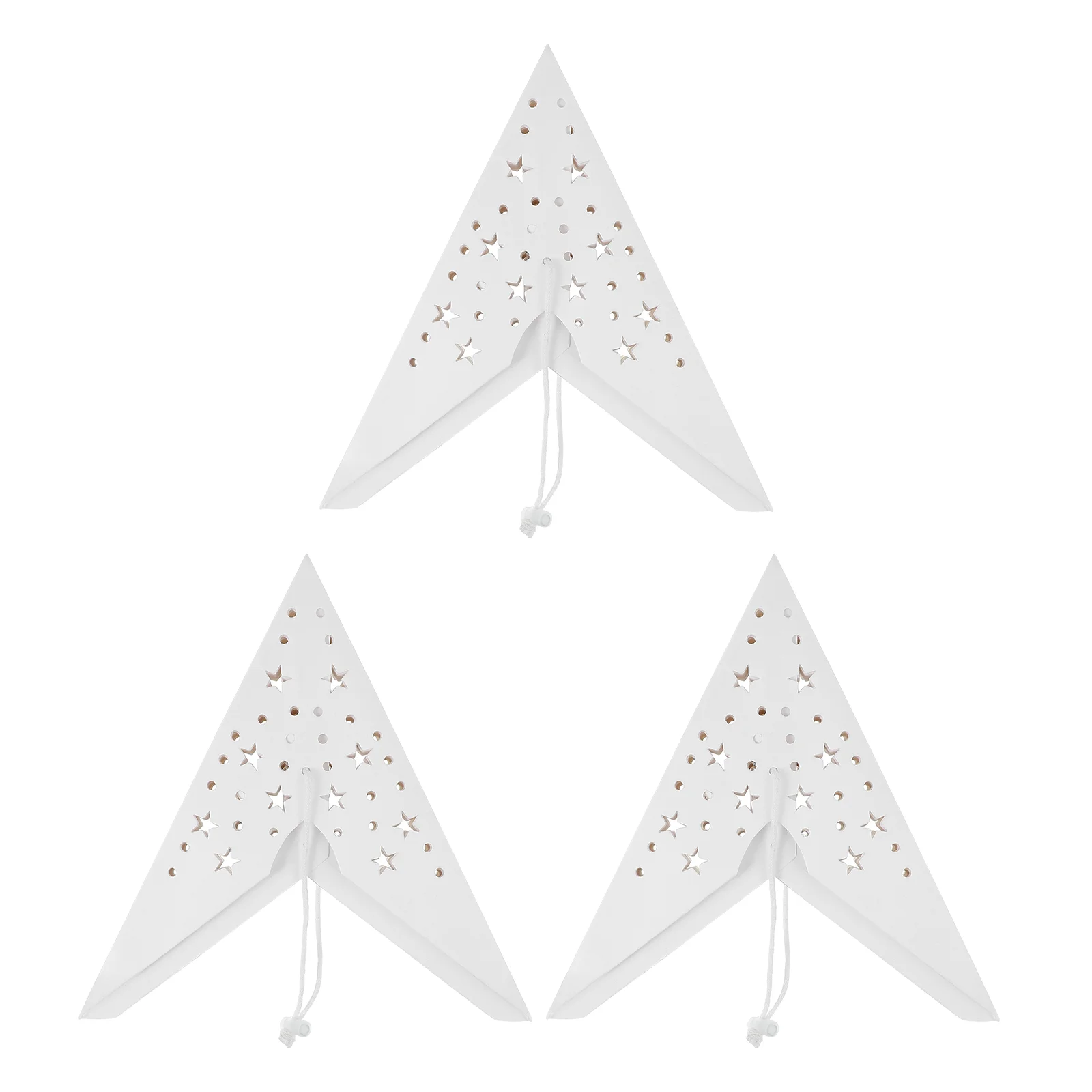 

35/45cm Christmas Hollow Out Star Hanging Lampshades Window Grille Paper Lantern Xmas New Year Wedding Party Decoration