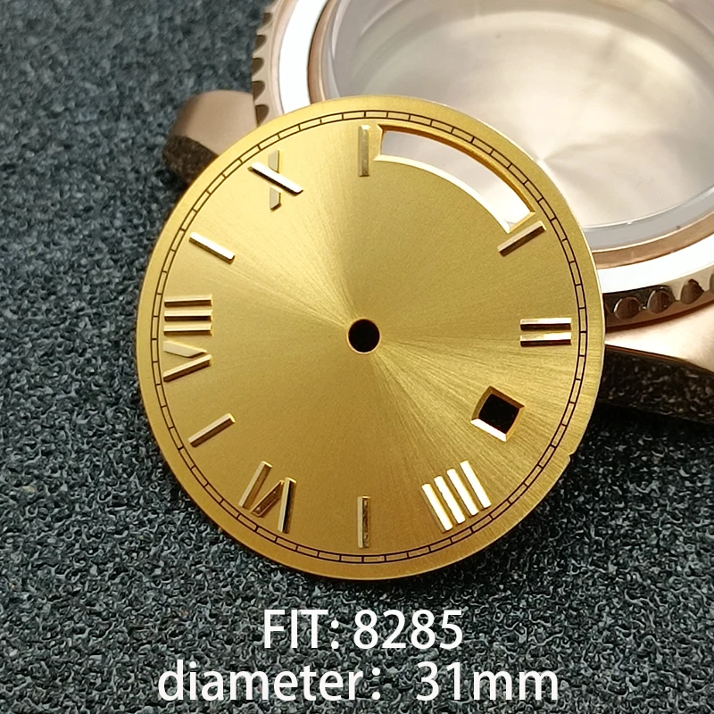 Sterile Single Date Watch Dial - 31mm Diameter for 8285 Movement Accessories