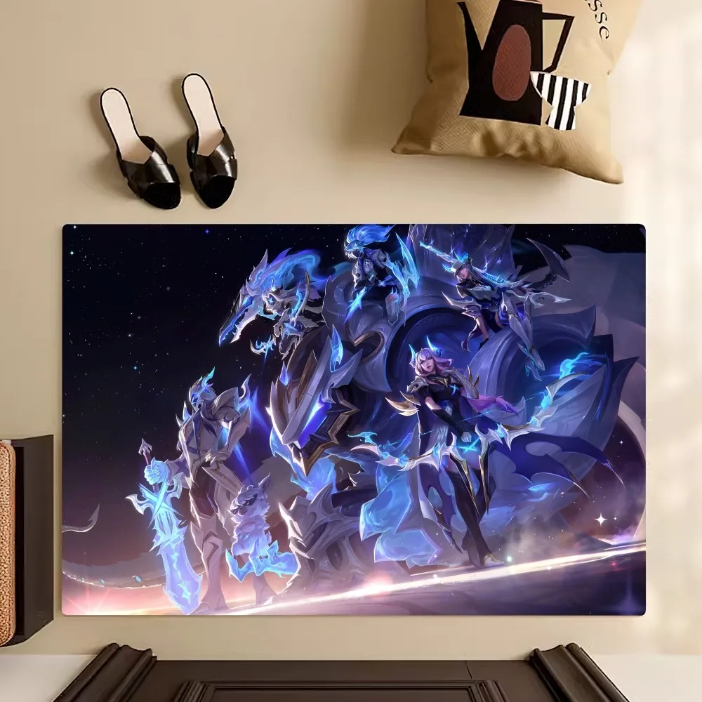 Game L-League of Legends Jinx Floor Mat Bedroom Kitchen Door Bath House Super Absorbent Foot Non-slip 6