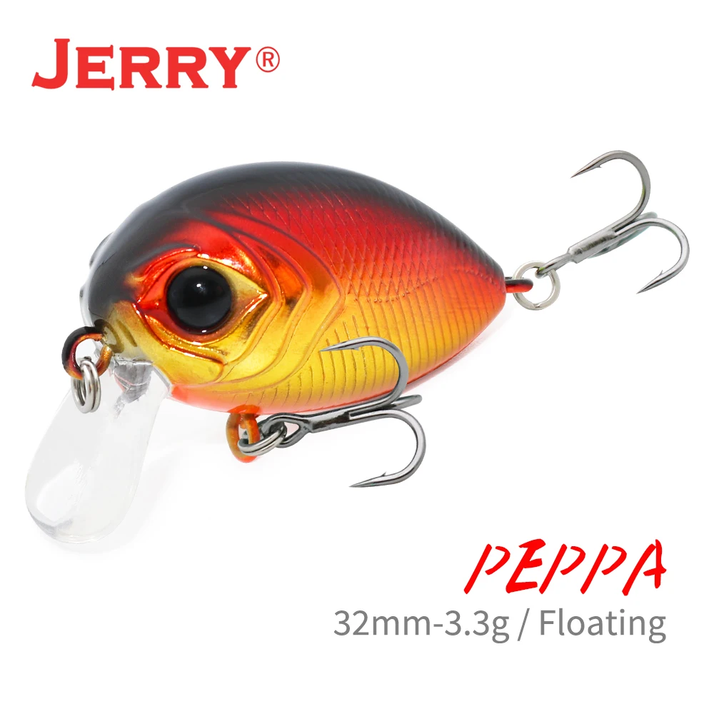 Jerry Peppa Floating Wobblers Fishing Lures Artificial Crankbaits