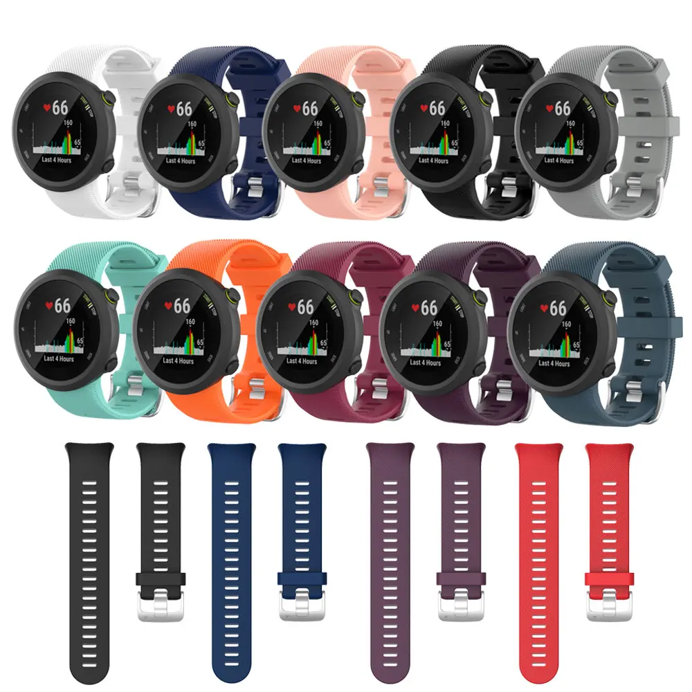 

Silicone Sport Band Strap For Garmin Forerunner 45 Watch Bracelet Replacement Watchband Correa For Garmin Forerunner 45S