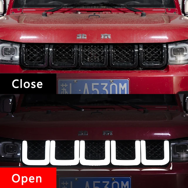 For Baic BJ40 Ickx K2 2021-2022 Front Grille Emitting Accessories for  Tuning Vehicles Exterior Parts Automobiles - AliExpress