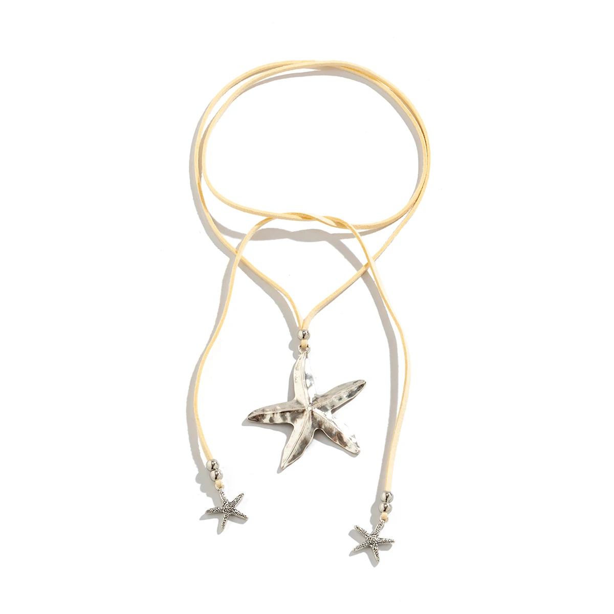 Collana Girocollo Con Ciondolo Stella Marina: Gioiello Vintage Bohémien In Argento Per Donne E Ragazze - Lunghezza Regolabile 45 Cm
