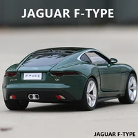 1:32 Jaguars F-TYPE Coupe Alloy Car Model Diecast Toy Vehicles Metal Car Model High Simulation Sound and Light Children Toy Gift 2