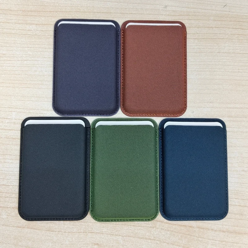 New Techwoven Magnetic Card Holder Leather Wallet Case For Magsafe iPhone 17 16 Pro Max Samsung S25 S26 Ultra Macsafe Card Slots