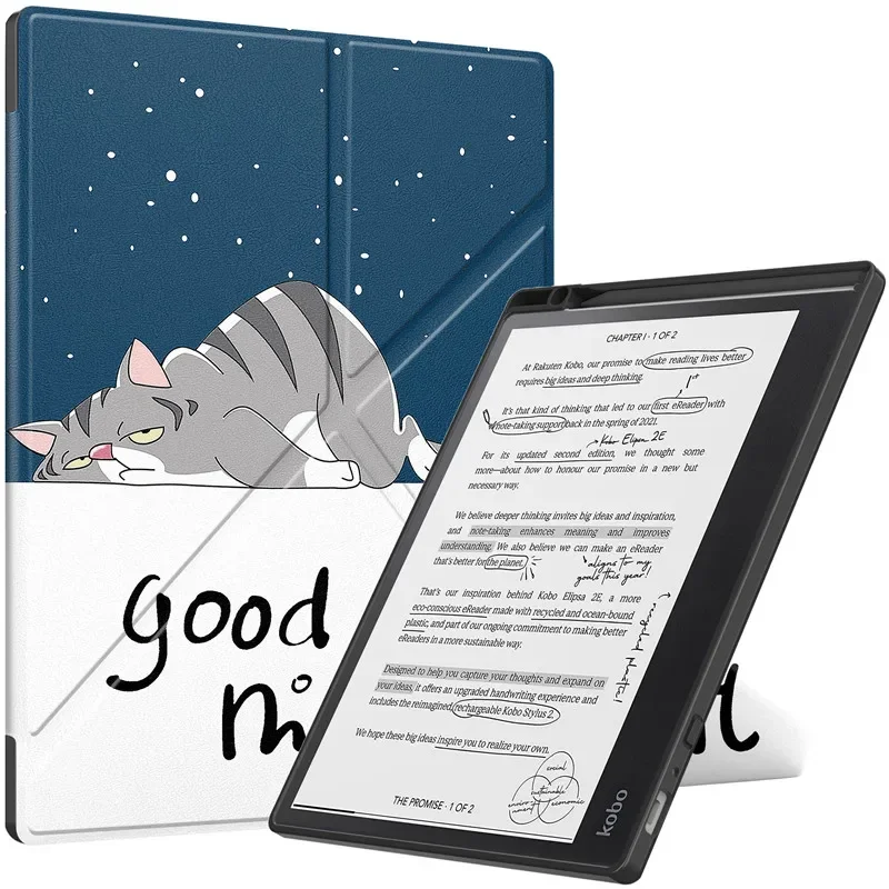 Smart eBook Case with Pencil Holder and Multi-Folding Stand