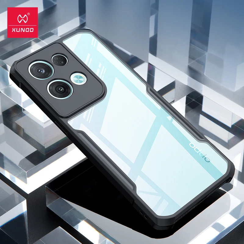 

Чехол Xundd для OPPO Reno 8 Pro Plus, противоударный Прозрачный бампер, задняя крышка для телефона OPPO Reno8 Pro + чехол, чехол
