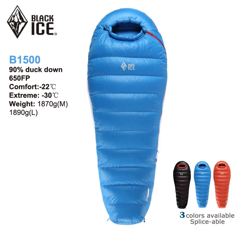 Blackice Upgrade B1500 Thickening ultralight Winter Outdoor Mummy
