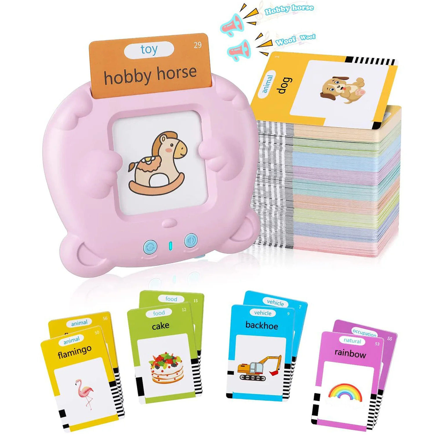 Children's puzzle voice card machine, English flash card, bilingual learning machine, intelligent card insertion machine 6