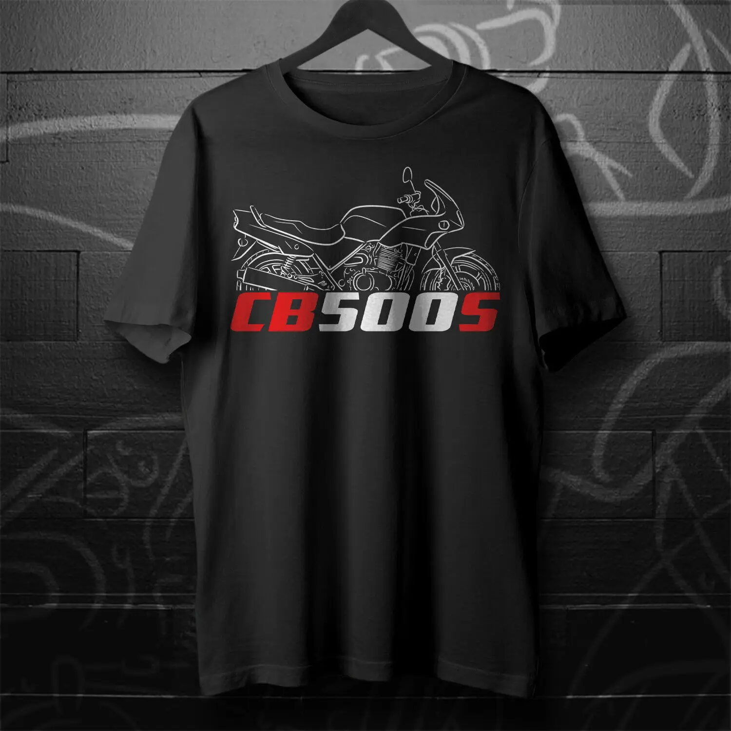 CB500 - 라이더용 오토바이 티셔츠 남성 및 여성 패션 캐주얼 고품질 라운드 넥 코튼 티셔츠