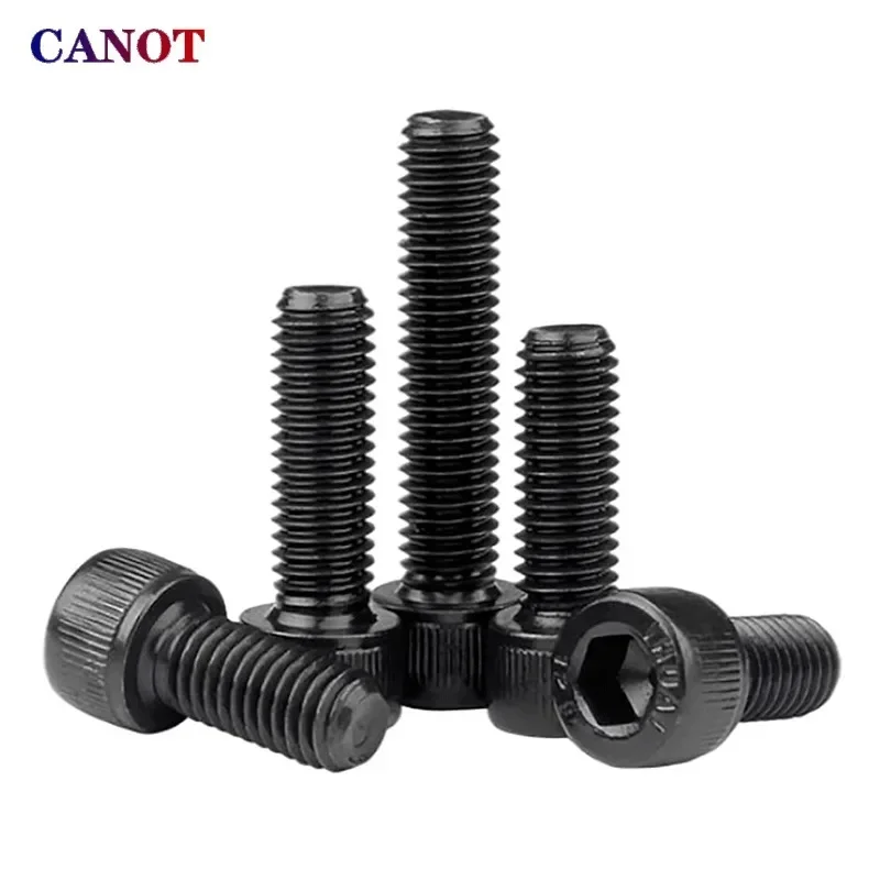 Hex allen Socket Cap Head Screw M2 M3 M4 M5 M6 M8 Black grade 12.9 Metric DIY Furniture Bolts