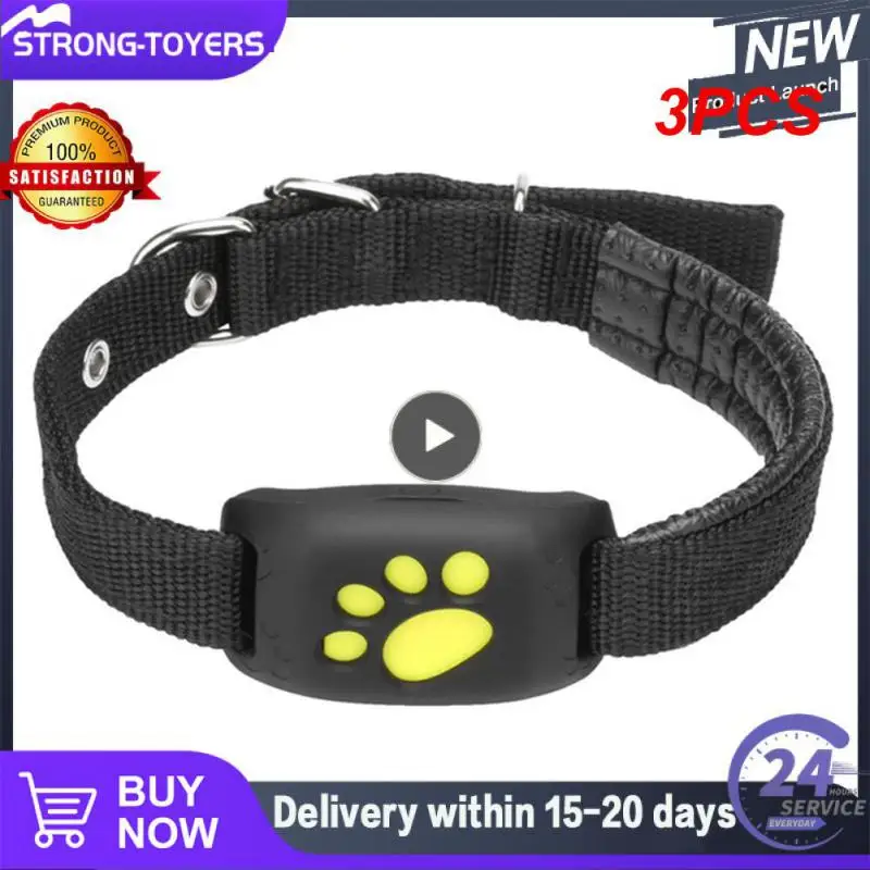 

3PCS Dogs Cats GPS Tracking Pet GPS Tracker Collar Anti-Lost Device Real Time Tracking Locator Pet Collars For Universal Dogs