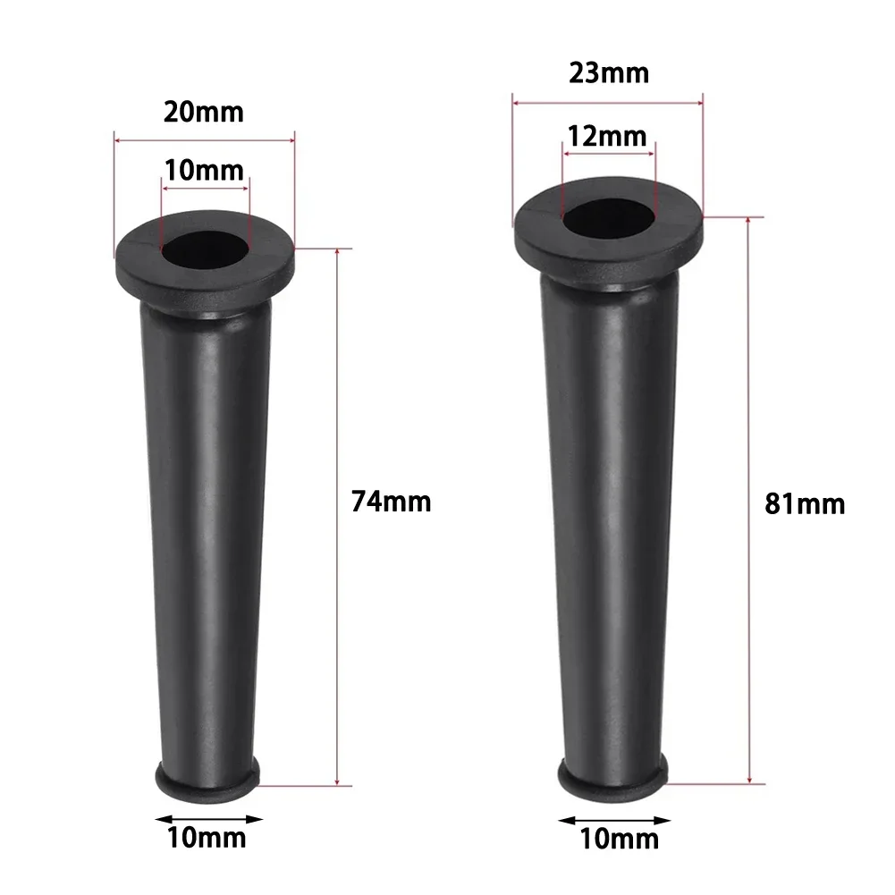 5pcs 10/12mm 케이블 글 랜드 커넥터 고무 스트레인 릴리프 코드 부팅 보호기 전동 공구 핸드폰 충전기 용 와이어 케이블 슬리브