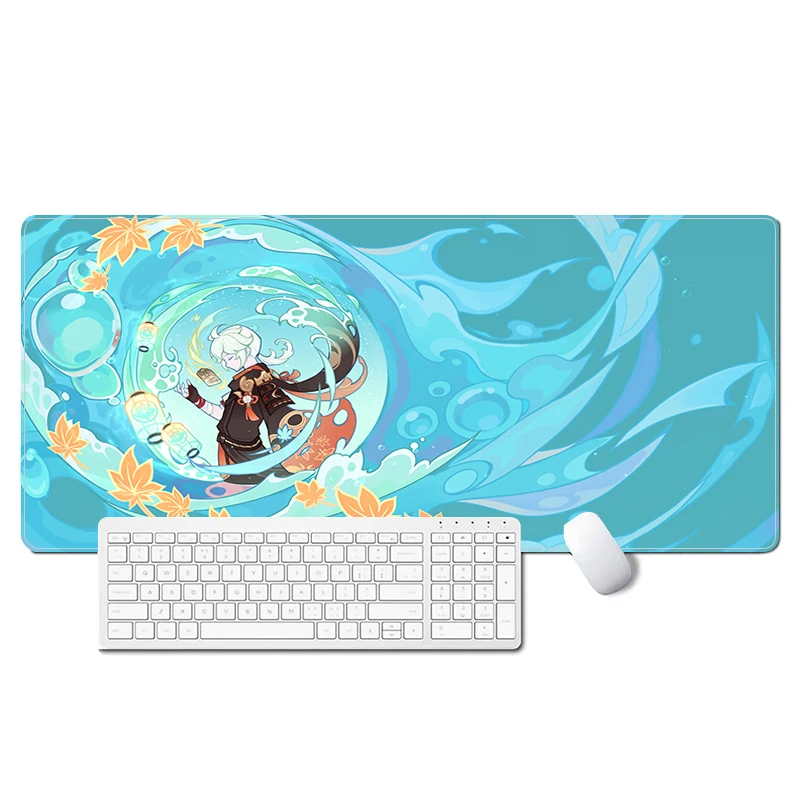 

Genshin Impact Giant Mouse Pad Gamer Pc Cabinet Kaedehara Kazuha Desk Mat Xxl Computer Keyboard Gaming Accessories Soft Mousepad