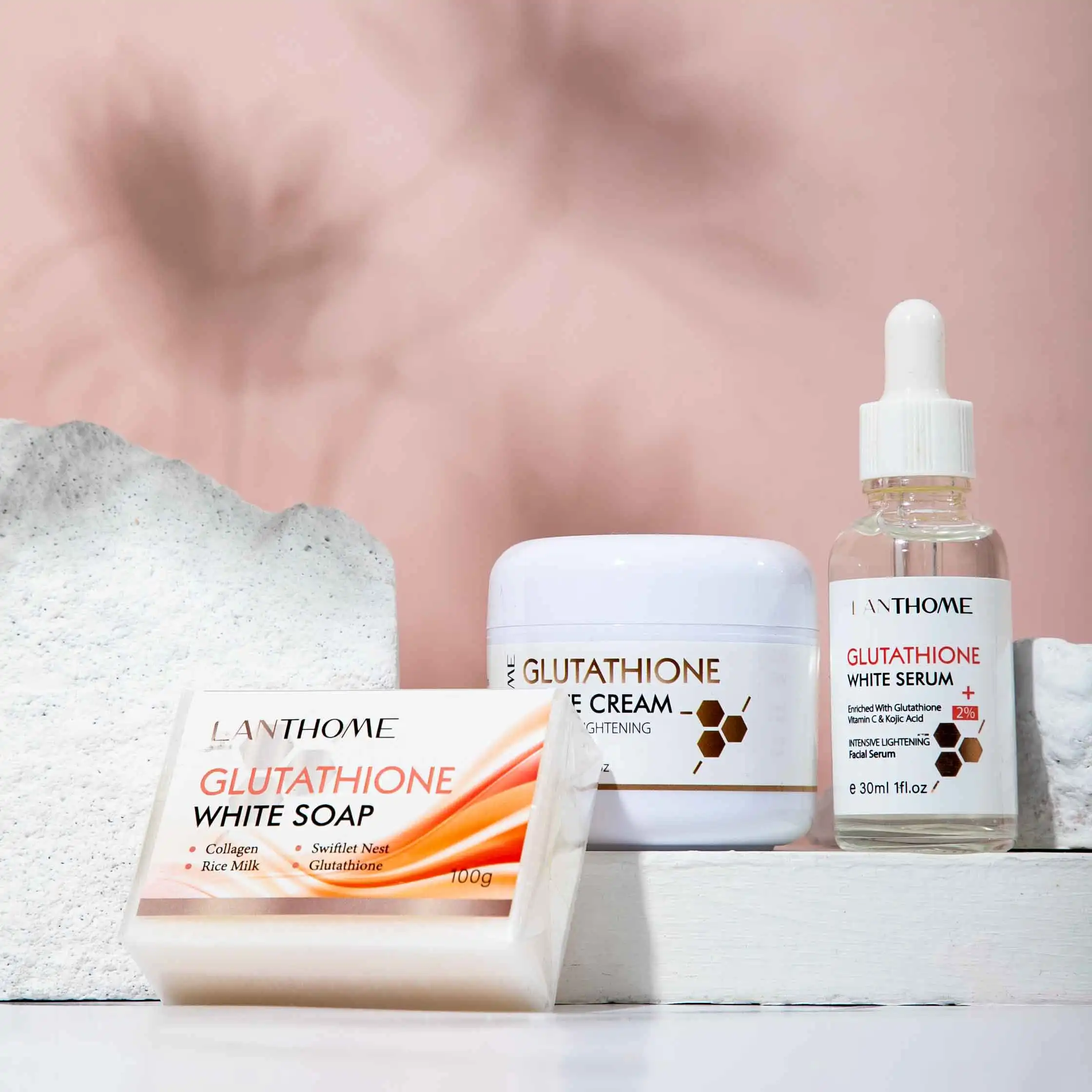 مجموعات الجلوتاثيون ، سيروم تبييض البشرة ، كريم نه...