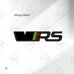 Premium VRS Logo Steering Wheel Center Console Decoration Badge (For VRS Emblem)
