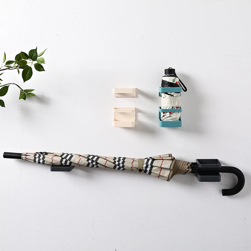 Umbrella Storage Rack Household Multi-Color Wall-Mounted Plastic Umbrella Stand Multifunctional Bathroom Storage Rack