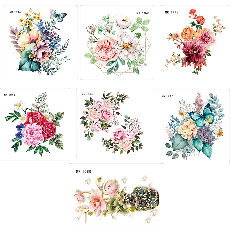 Butterfly Flower Toilet Seat Stickers Self-Adhesive Toilet Lid Decals Diy Removable Stickers For Bathroom Home Decor Ornaments
