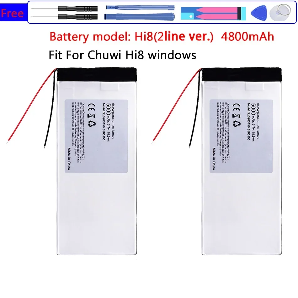 

Battery Hi 8 4800mAh for 8" Chuwi Hi8 for Windows Tablet 3263156 3565158 Bateira