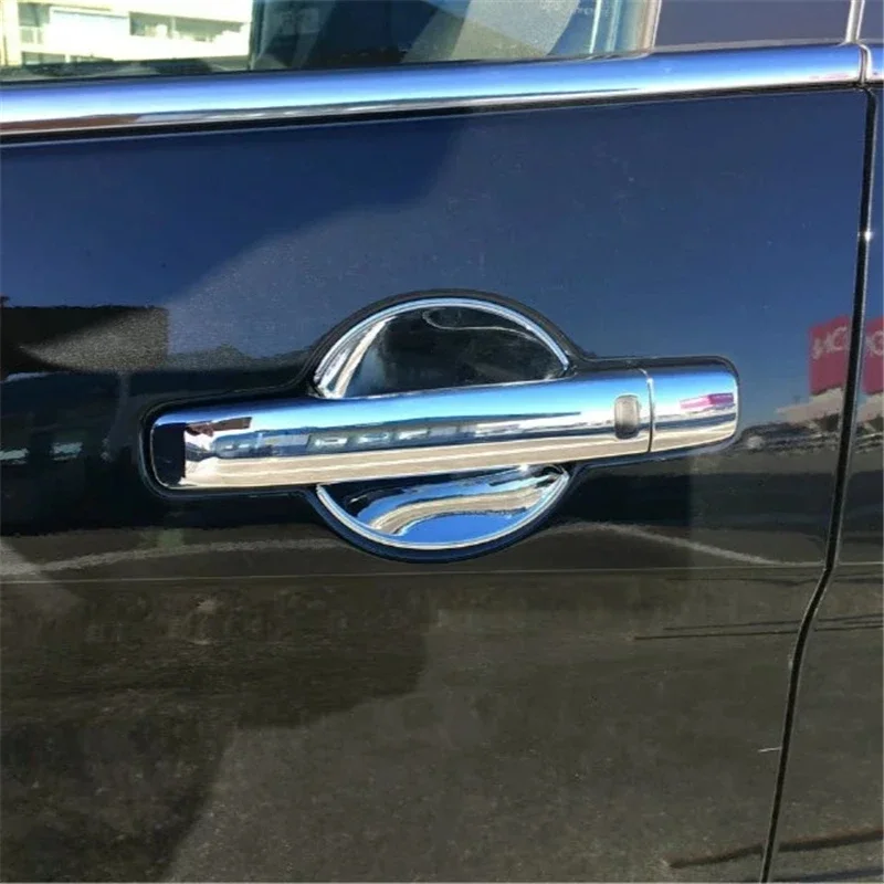 

WELKINRY For Nissan Serena C27 5th Generation 2016-2022 ABS Chrome Outer Car Body Door Cup Bowl Trim