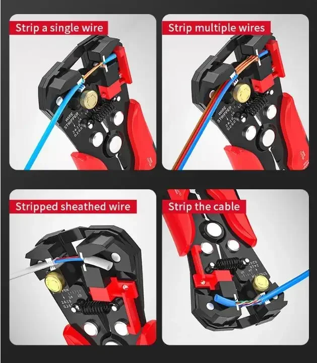 Electrician Wire Tool Cable Wire Stripper Cutter Crimper Multifunctional