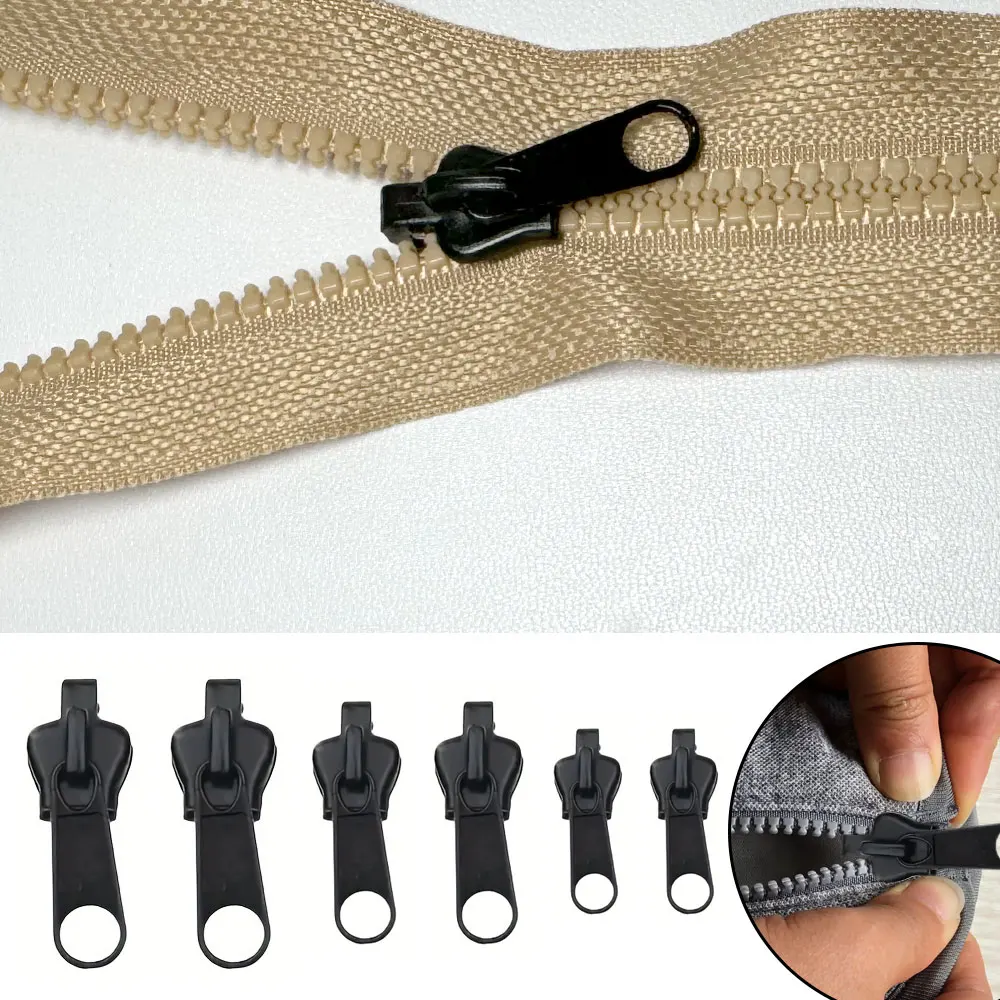 Zipper Head Universal Kit 6pcs zipper repair kit,zipper heads