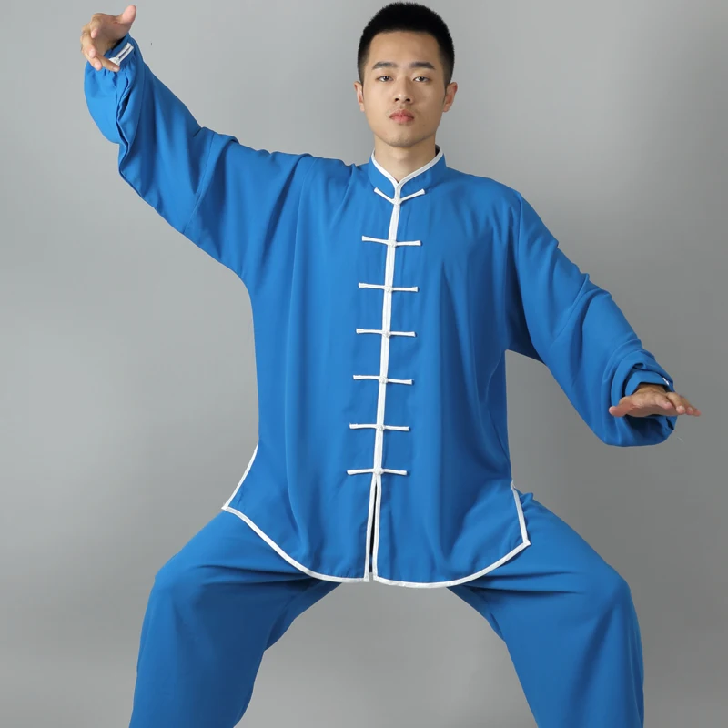 17Colors Traditional Chinese Tai Chi Clothing Long Sleeved Kung Fu Uniform tai chi clothing,chinese traditional costume