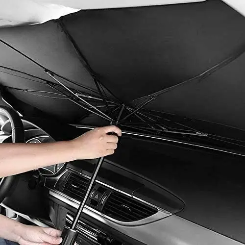 Pare-soleil pliable pour pare-brise de voiture, protection solaire contre  les UV, facile à utiliser et à garder