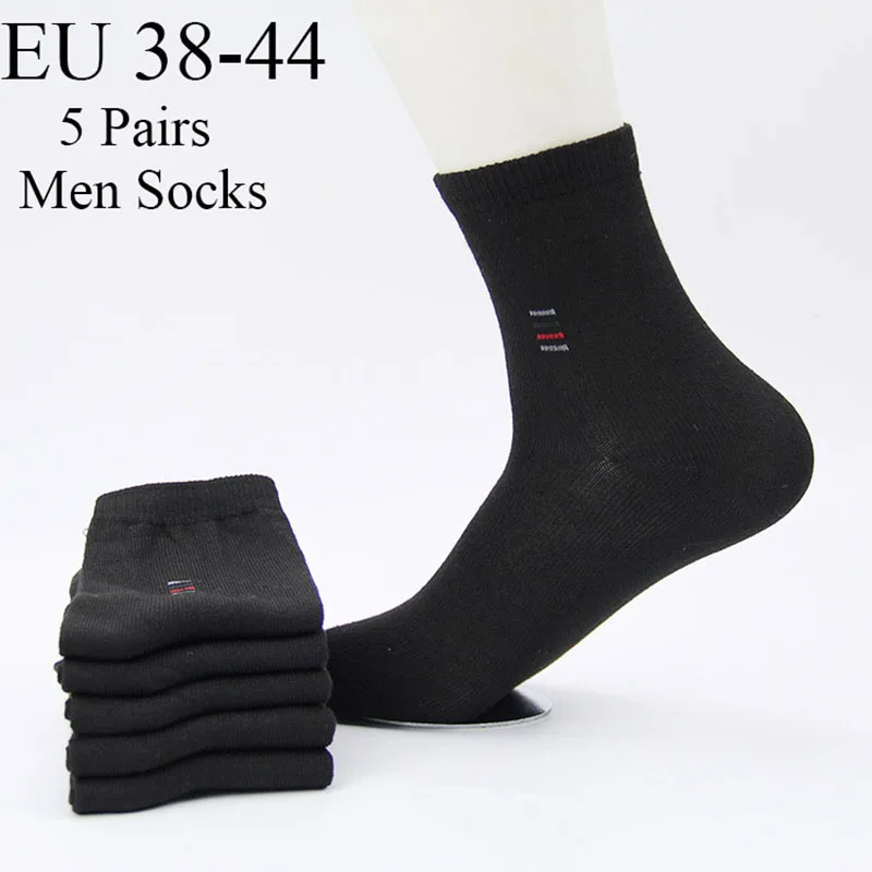 

10 Pcs=5 Pairs Classic Business Brand Men' Socks Calcetines Hombre Socks Men High Quality Cotton Casual Male Socks Meias EU38-44