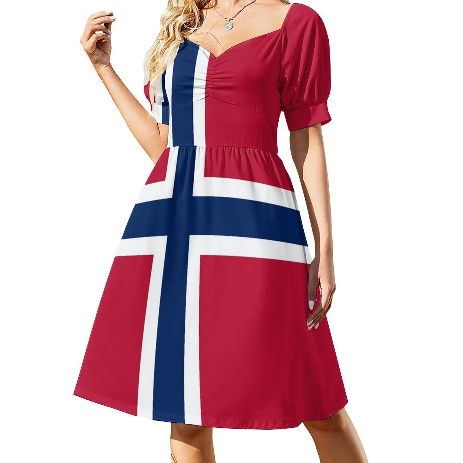 

Flag of Norway Sleeveless Dress dresses for women beach outfits for women