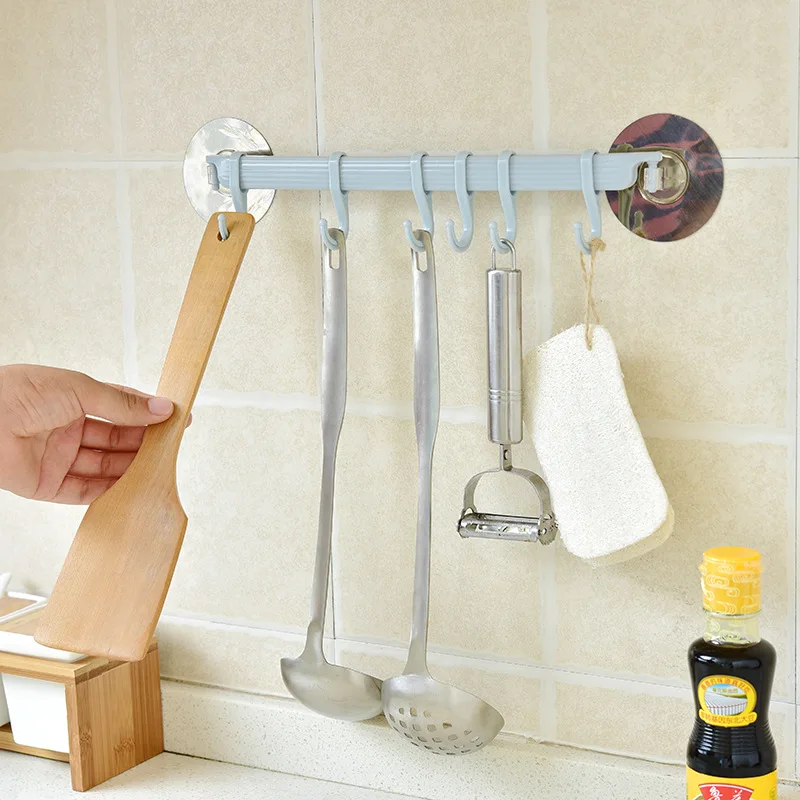

1/2pcs Adjustable Wall Hanging Stand Hook Toilet Door Hanging Rack Plastic Hooks Household Kitchen Bathroom Storage Racks