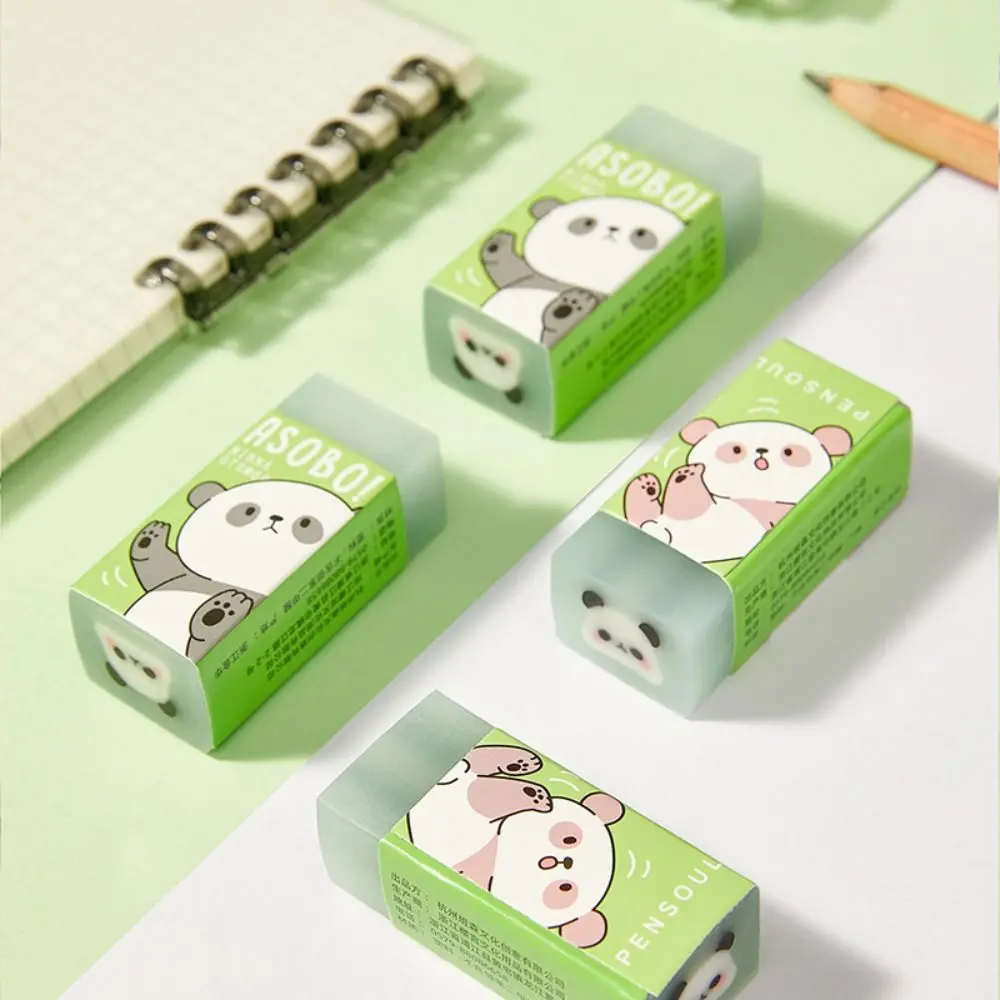 

Less Rubber Debris Panda Shape Eraser Handwriting Traceless Art Pencil Eraser Dustless High Elasticity Pencil Wiping Eraser