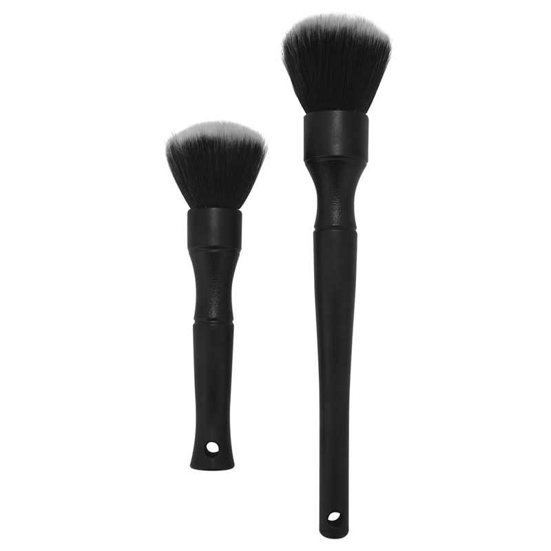 

Interior Detail Brush Gap Brush Super Soft Cleaning Brush Super Soft Details Makeup Brush Set, Black