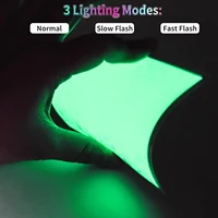 3 Modes Stay on/Slow Flash/Fast Flash El Panel Light 10cm x 10cm DIY EL Panel for Cosplay Party E-sports Room Decoration 2