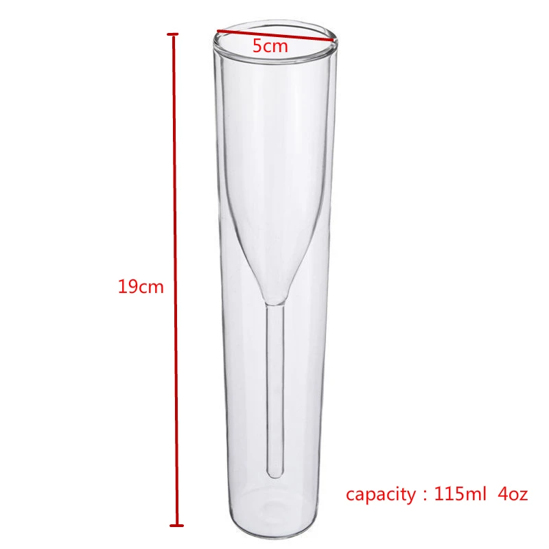 1PCS Champagne Glass Double Wall Glasses Flutes Bubble Wine Tulip Cocktail  Wedding Party Cup Toast Bodum Thule Xicaras Copo - AliExpress