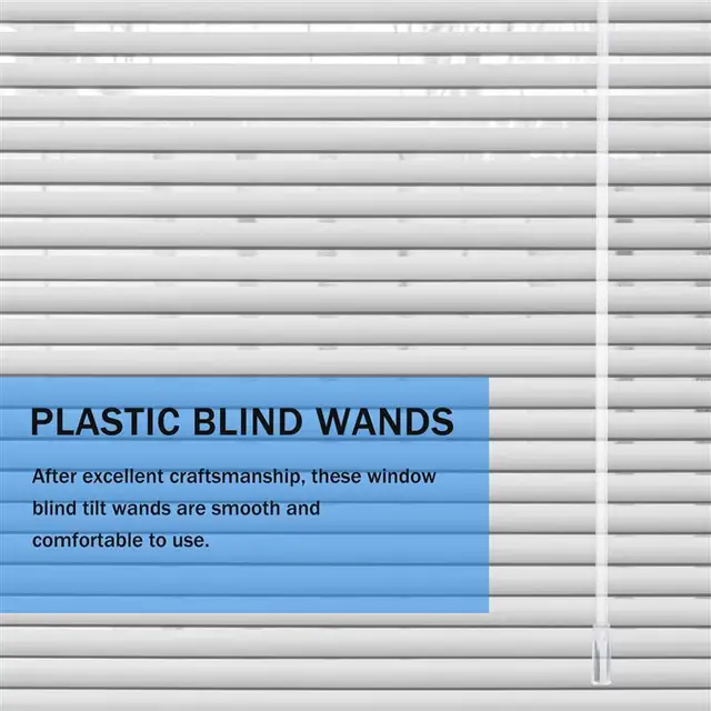 4Db 17 Hüvelykes Vak Pálcák Függőleges Redőnyök Cserealkatrészek Hosszú Ablak Vakok Átlátszó Rúd Függöny Kiegészítők - Image 3
