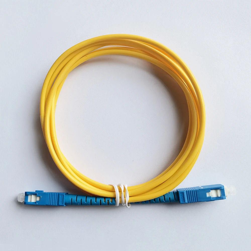 Special Offer SC/UPC-SC/UPC Fiber Optic Patch Cord 1M/2M/3M/5M/10M Extension Cable Indoor Use With Free SC Adapter