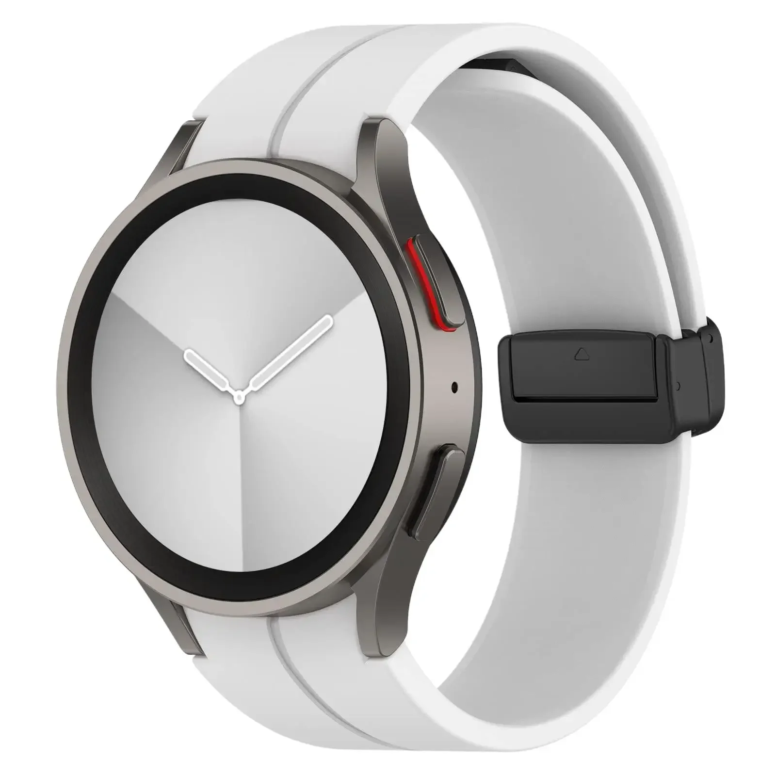 Versatile 20mm Silicone Watch Strap in Classic Design