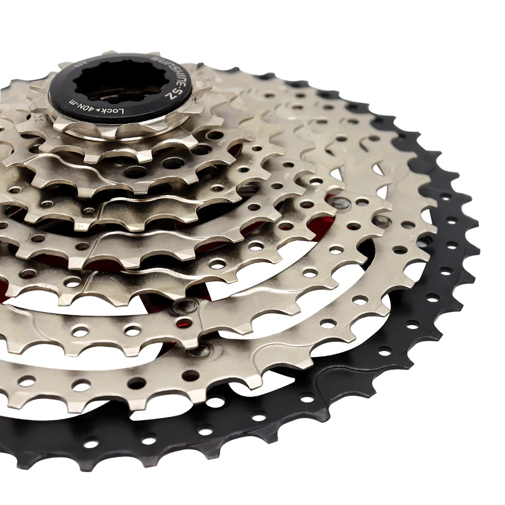 SHIMANO DEORE 10 Speed HG54 Bike Chain SUNSHINE 11-40T/42T/46T/50T Cassette Flywheel Set 10V MTB Bicycle Riding Accessories