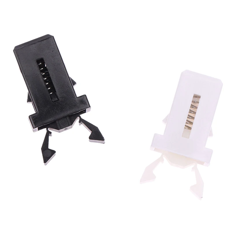 GXFCAI 1Pcs Prullenbak Plastic Lock Zelfsluitende Schakelaar Vervanging Bin Clip Catch Toilet Reparatie Deksel Schakelaar Compatibel Klink Deksel