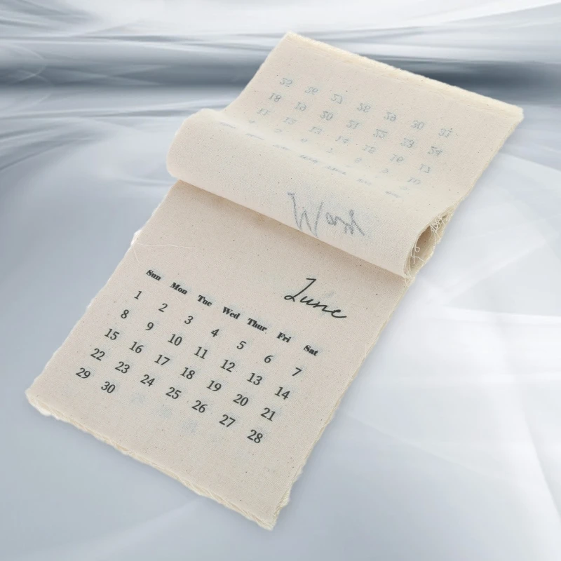 Contemporary Fabric Wall Calendar Efficient Planner Deadline Planners Suitable for Count down Activities desk calendar wall calendar